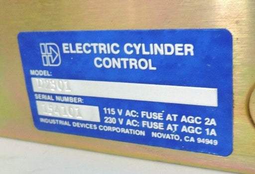 INDUSTRIAL DEVICES CORP. D2301 ELECTRIC CYLINDER CONTROL DRIVE (INCOMPLETE)