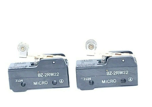 LOT OF 2 HONEYWELL MICRO SWITCH BZ-2RW22 LEVER ROLLER LIMIT SWITCHES 15AMP