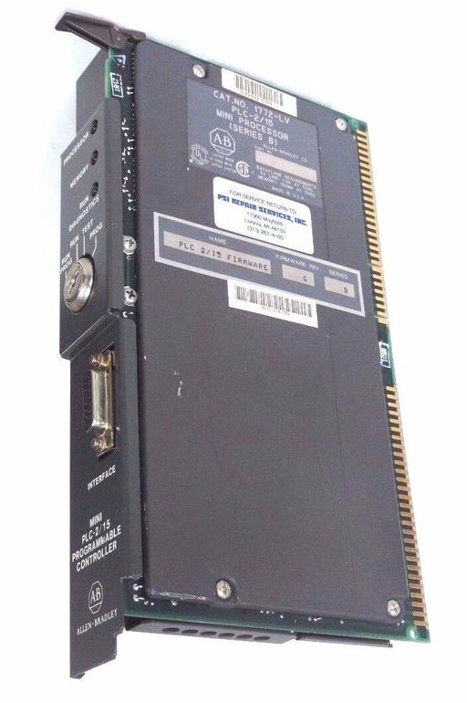 ALLEN BRADLEY 1772-LV PLC-2/15 MINI PROCESSOR MODULE F/W REV G SER B 1772LV