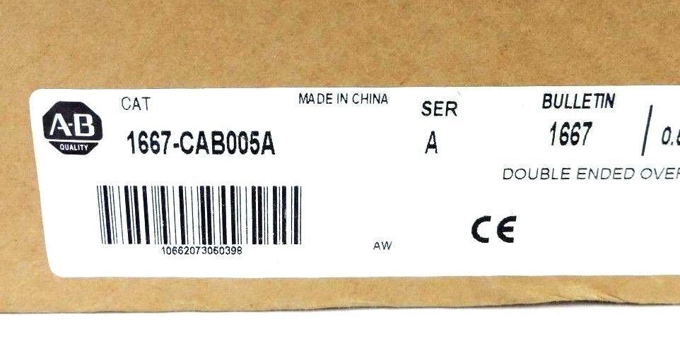 LOT OF 2 NIB ALLEN BRADLEY 1667-CAB005A PANNELCONNECT MODULE CABLES SER A