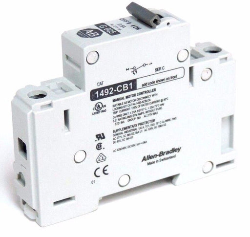 NIB ALLEN BRADLEY 1492-CB1G005 CIRCUIT BREAKER SER C 1492CB1G005