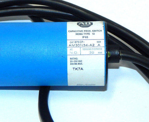 NEW ALLEN BRADLEY 875CP-AM30N34-A2, SER. A, PROXIMITY PHOTO SWITCH