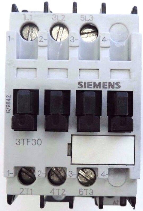 SIEMENS 3TF3-000-0BB4 CONTACTOR 20AMP 3POLE 24VDC 600VAC, 3TF3000-0B, 3TF30