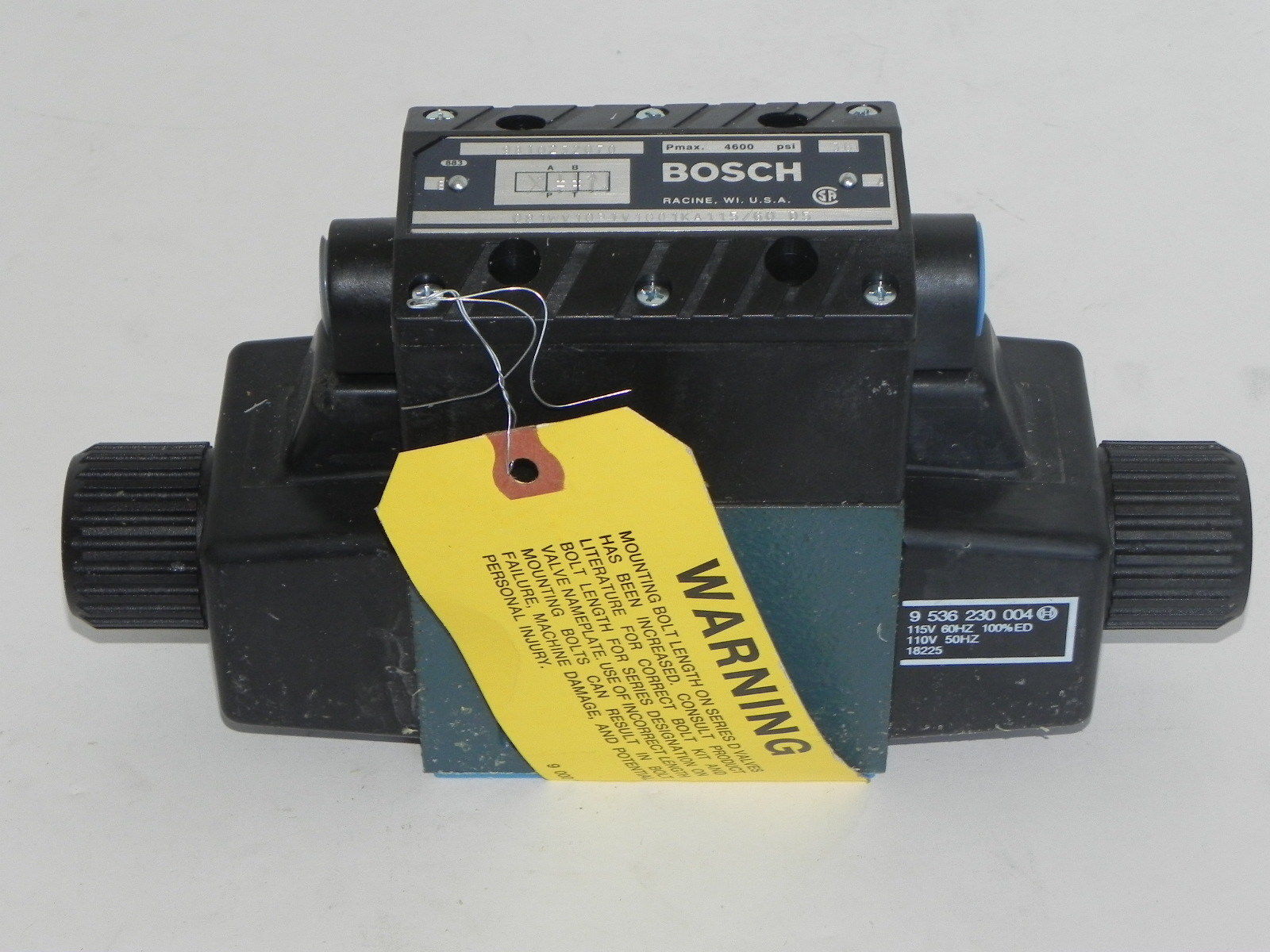 BOSCH 081WV10P1V1001KA 115/60 CONTROL VALVE NEW