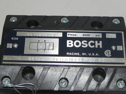 BOSCH 081WV10P1V1001KA 115/60 CONTROL VALVE NEW