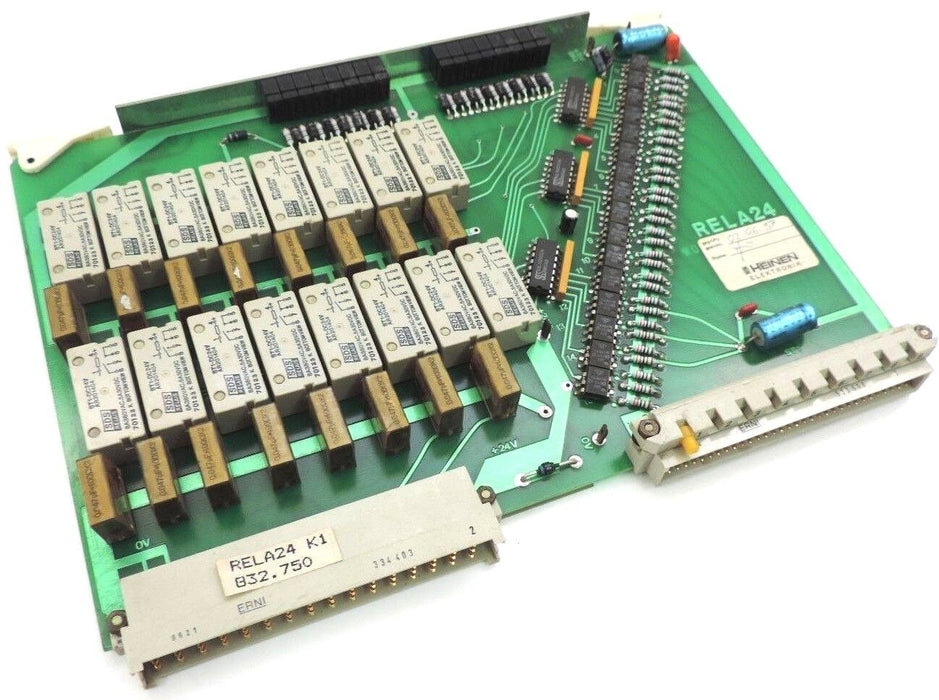 HEINEN ELEKTRONIK RELA24 K1 832.750 PC BOARD RELA24 60924-7.4