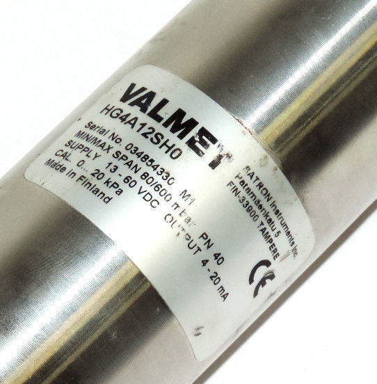 METSO VALMET HG4A12SH0  PRESSURE TRANSMITTER WITH M546197 MOUNTING COUPLING