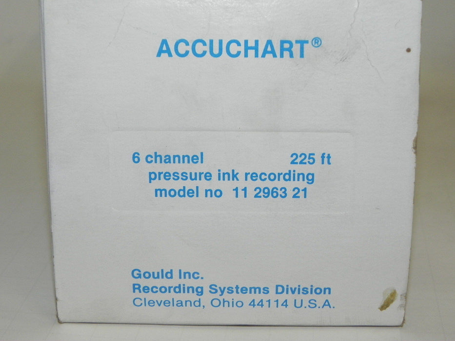GCC GOULD 11 2963-21 ROLLED CHART PAPER NEW IN BOX