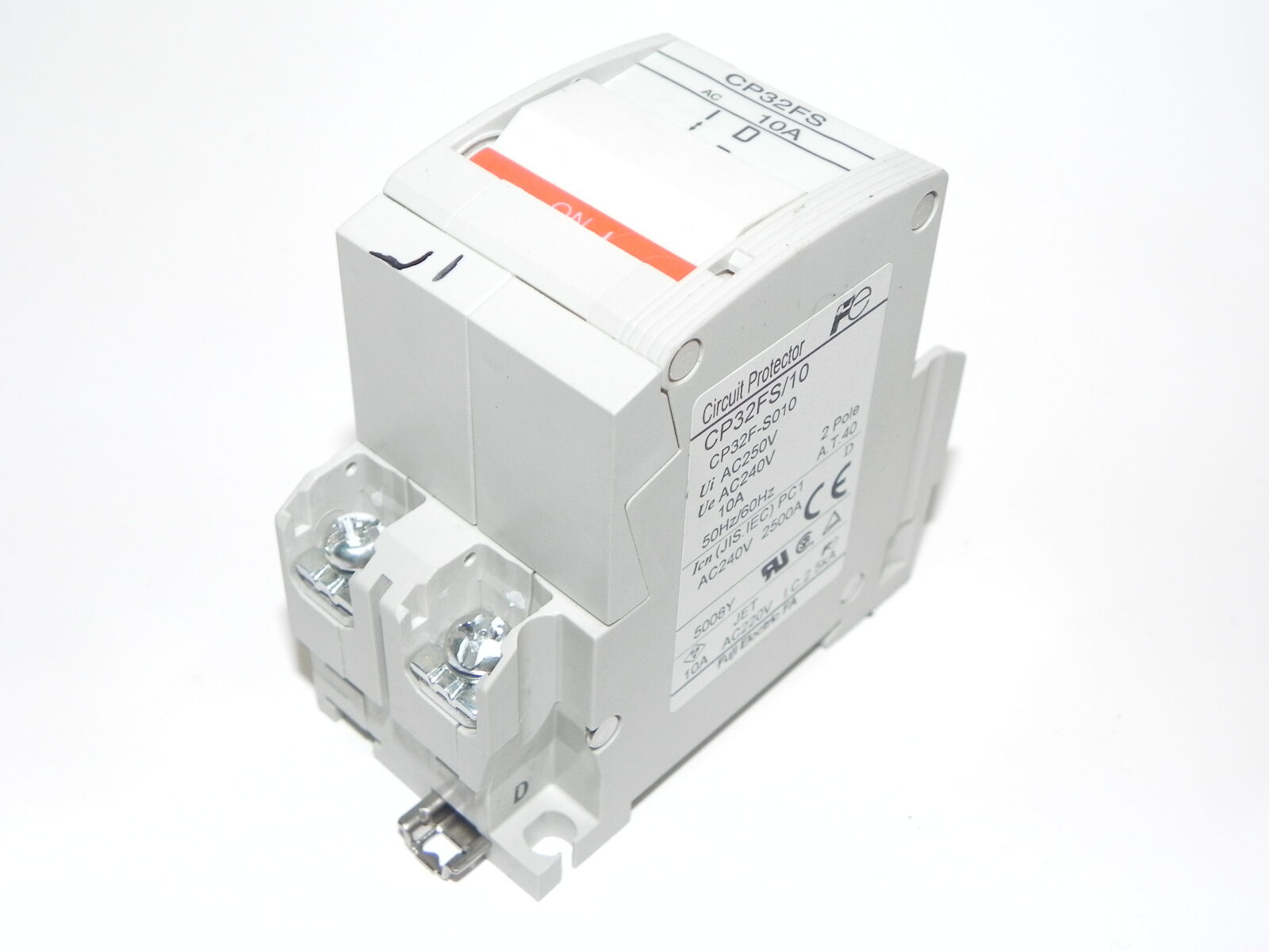 FUJI ELECTRIC CP32FS/10 CIRCUIT PROTECTOR CP32FS10 10A 2P CP32FS