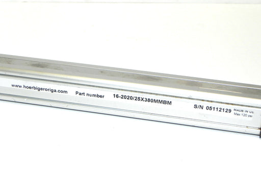 HOERBIGERORIGA 16-2020/25X380MMBM S/N: 05112129 CYLINDER RODLESS