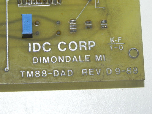 IDC CORP TM88-DAD CIRCUIT BOARD REV. D TM88DAD