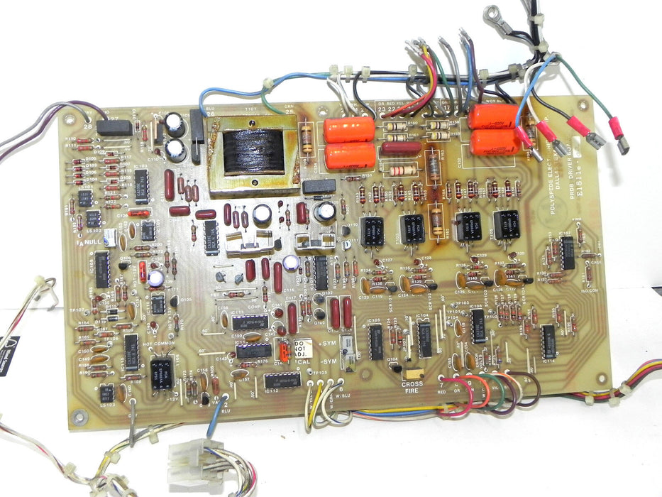 POLYSPEDE ELECTRONICS E1511E-02 PRD8 DRIVER BOARD E1511E02