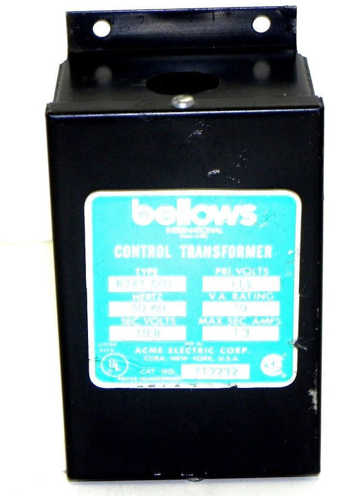 BELLOWS B341-001 CONTROL TRANSFORMER CAT. NO. T12232