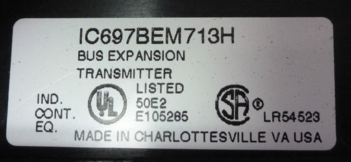 GE FANUC IC697BEM713H BUS EXPANSION TRANSMITTER IC697BEM713