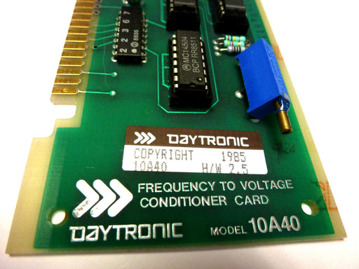 DAYTRONIC 10A40 H/W 2.5 PC BOARD FREQUENCY TO VOLTAGE CONDITIONER