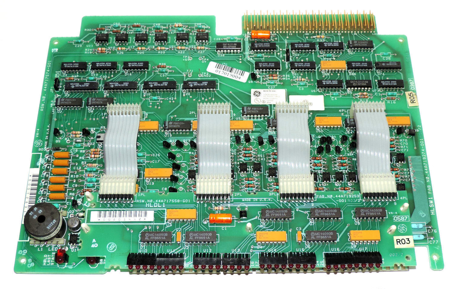 GENERAL ELECTRIC IC600YB929A OUTPUT MODULE W/ 44A717558-G01 CONTROL BOARD