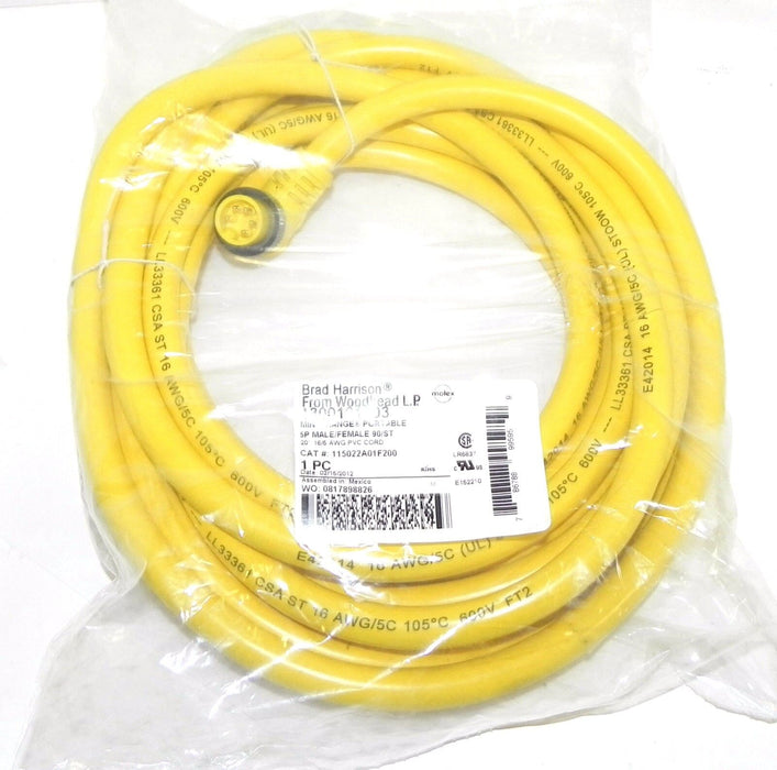 NEW BRAD HARRISON 1300101203 MINI-CHANGE CORD 20' CAT #: 115022A01F200