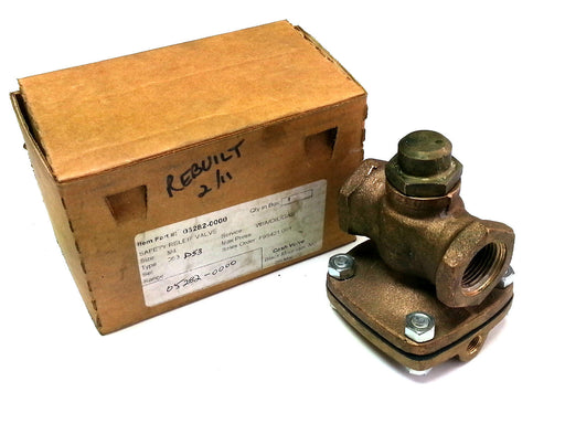 CASH VALVE 05282-0000 SAFETY RELEIF VALVE 3/4'' 052820000 REBUILT