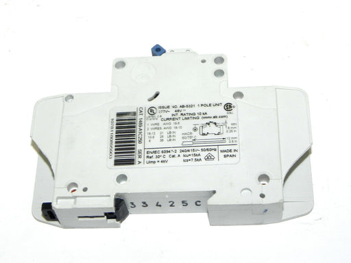 ALLEN BRADLEY 1489-A1C250 UL489 MINIATURE CIRCUIT 1489A1C250 SER. A