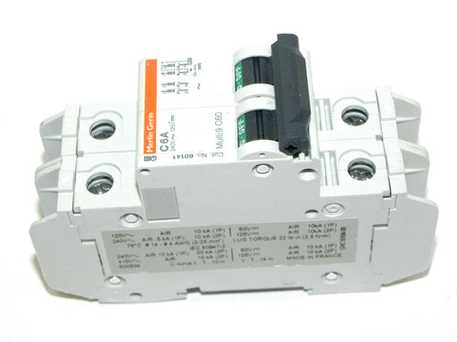 MERLIN GERIN 60141 CIRCUIT BREAKER 240V 6A, MULTI 9 C60