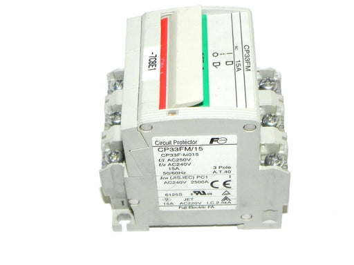 FUJI ELECTRIC CP33FM/15 CIRCUIT BREAKER 15AMP 3POLE CP33F-M015 CP33FM