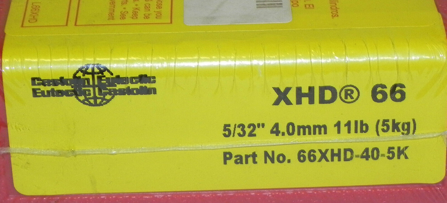 EUTECTIC CASTOLIN 66XHD-40-5K ELECTRODES XHD 66, 5/32'' 4.0mm 11LB