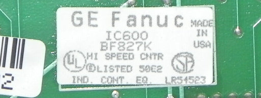 GE FANUC IC600BF827K HIGH SPEED COUNTER MODULE