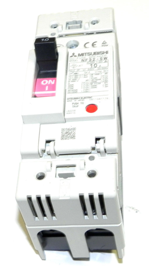 MITSUBISHI NF32-SW CIRCUIT BREAKER 10A, 2 POLE, NF32SW