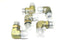NIB PARKER 12-10C5OXS STRAIGHT THREAD ELBOW 1210C5OXS (BOX OF 5)