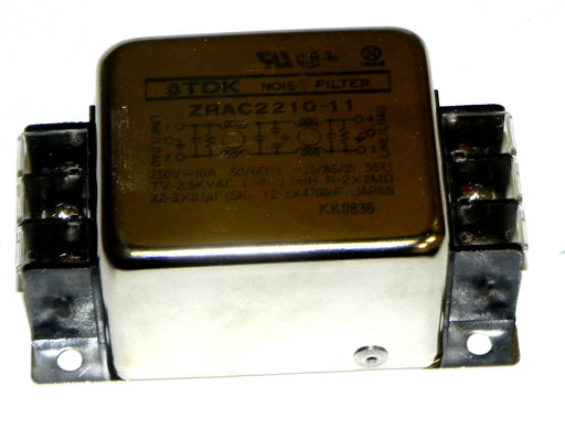 TDK ZRAC2210-11 NOISE FILTER 10AMP 250V ZRAC221011