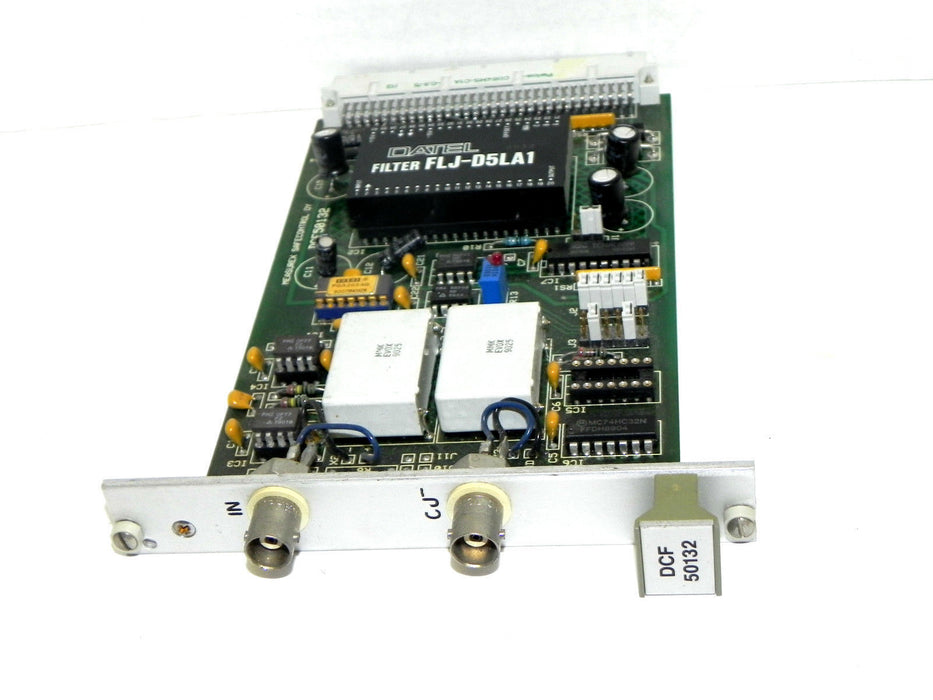 MEASUREX SAFECONTROL OY DCF50132 PC BOARD W/ DATEL FLJ-D5LA1 FILTER