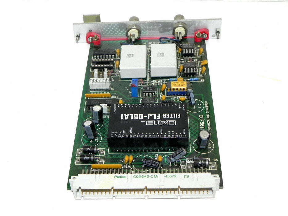MEASUREX SAFECONTROL OY DCF50132 PC BOARD W/ DATEL FLJ-D5LA1 FILTER