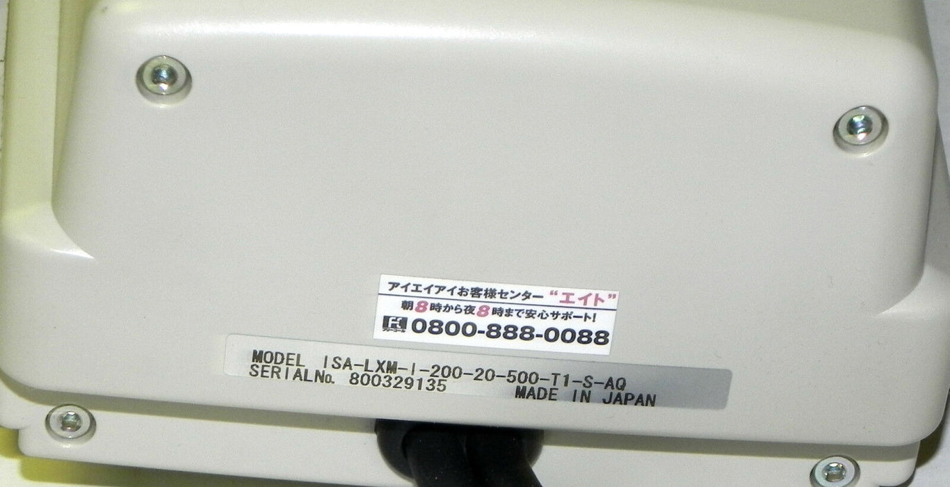 IAI ISA-LXM-I-200-20-500-T1-S-AQ INTELLIGENT ROBOT ACTUATOR STROKE: 500mm USPI