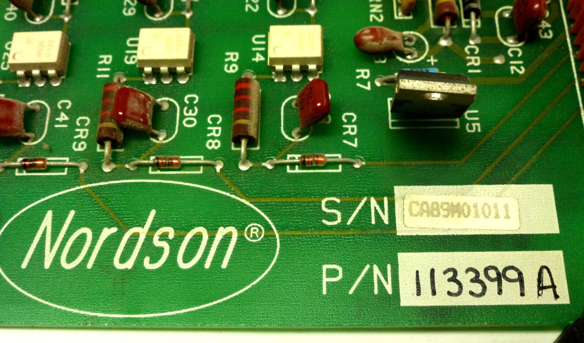 NORDSON P/N 13399A CONTROL BOARD S/N CA89M01011