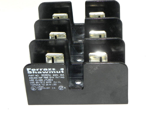 FERRAZ SHAWMUT 60303J FUSE BLOCK 600V, 30A