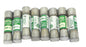 LOT OF 8 BUSSMANN FUSETRON FNM-1-6/10 DUAL-ELEMENT FUSES