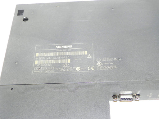 SIEMENS 6ES7-412-1XJ05-0AB0 MODULE CPU 412-1 SIMATIC S7 412-1XJ05-0AB0