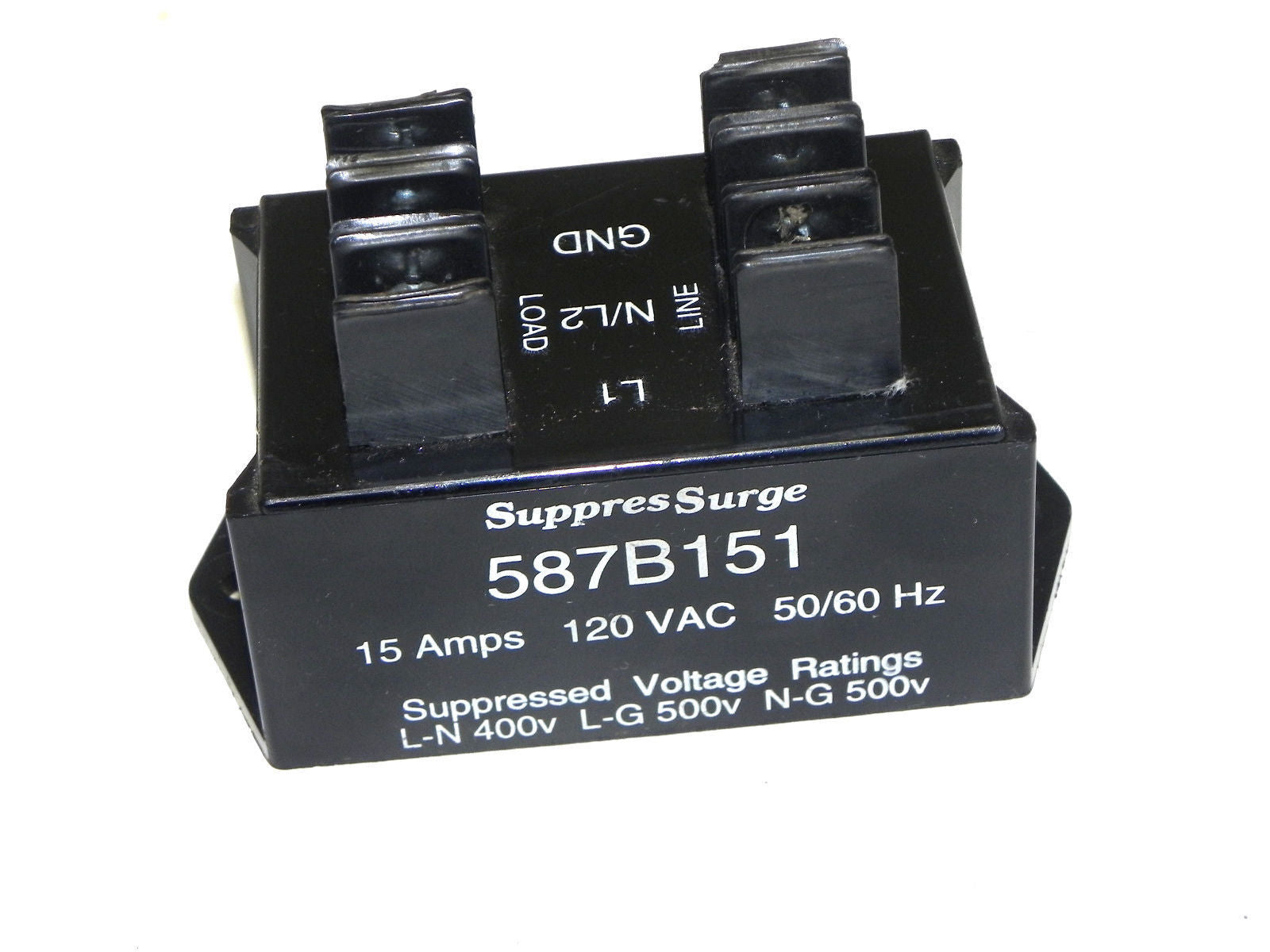 SUPPRESSURGE 587B151 AC POWERLINE PROTECTOR 15AMPS 120VAC 50/60HZ
