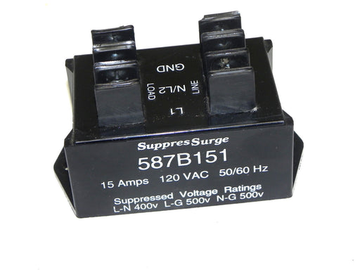 SUPPRESSURGE 587B151 AC POWERLINE PROTECTOR 15AMPS 120VAC 50/60HZ