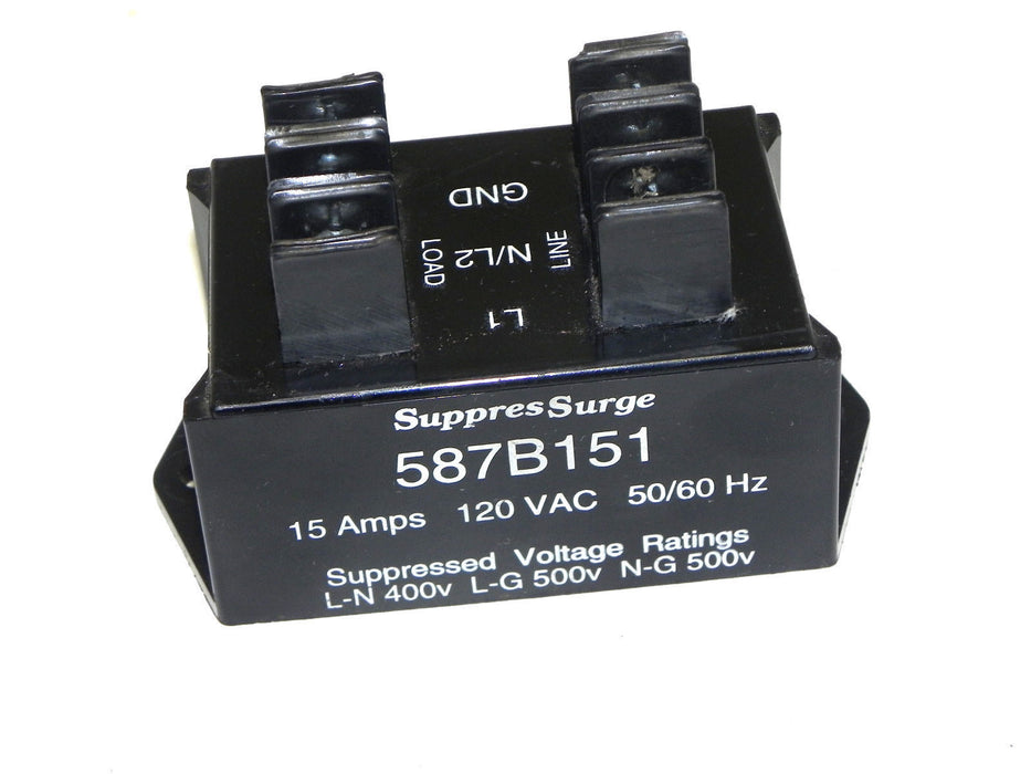 SUPPRESSURGE 587B151 AC POWERLINE PROTECTOR 15AMPS 120VAC 50/60HZ
