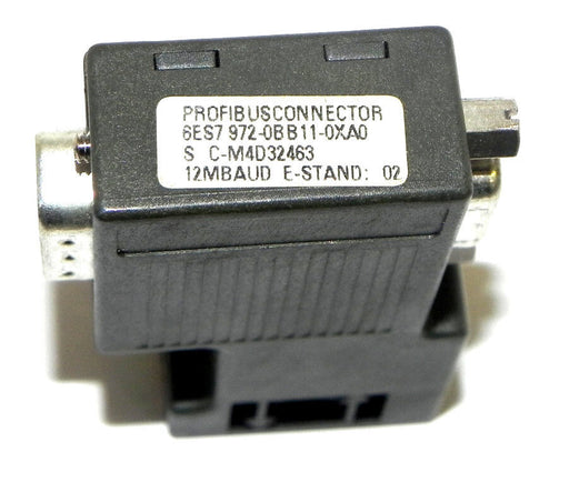 LOT OF 2 SIEMENS 6ES7-972-0BA11-0XA0 PROFIBUS CONNECTORS 6ES79720BA110XA0