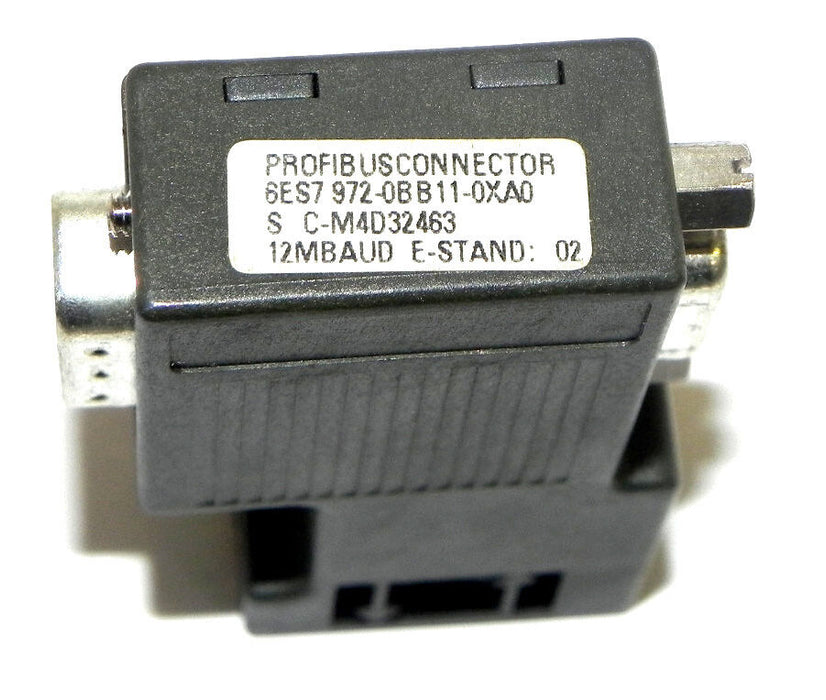 LOT OF 2 SIEMENS 6ES7-972-0BA11-0XA0 PROFIBUS CONNECTORS 6ES79720BA110XA0
