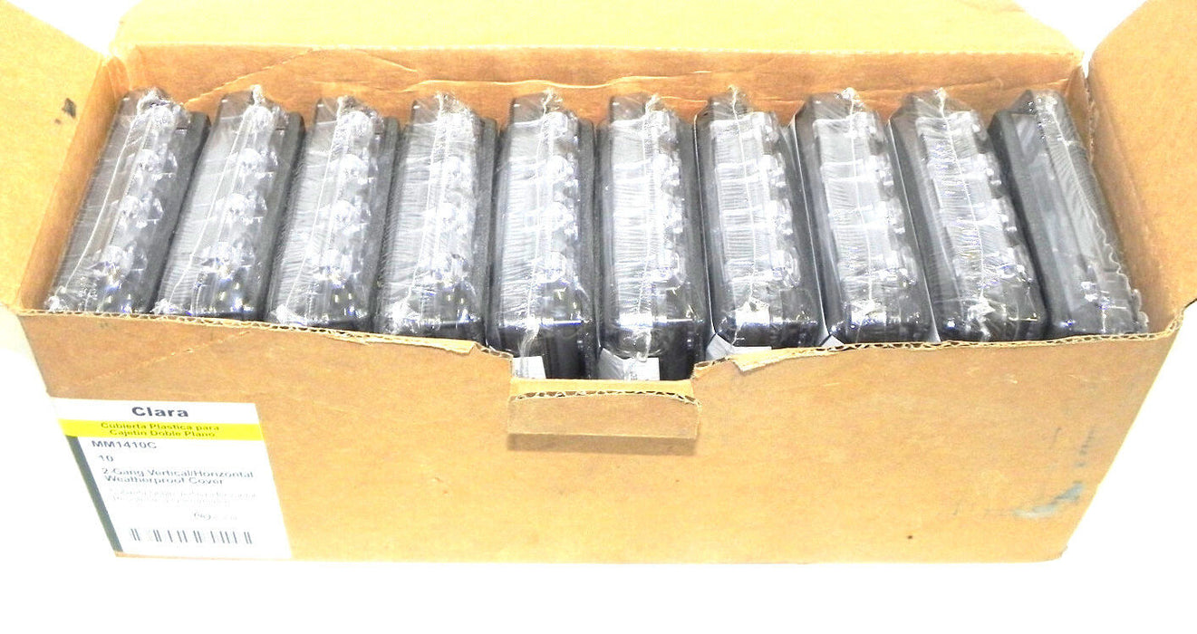 BOX OF 10 NEW TAYMAC MM1410C 55-IN-1 WEATHERPROOF RECEPTACLE COVERS