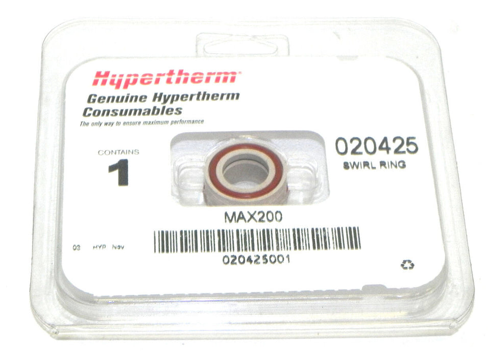 NEW HYPERTHERM 020425 SWIRL RING MAX 200