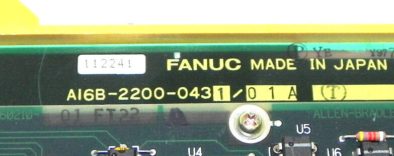 FANUC A16B-2200-0431/01A RIO MOTHERBOARD W/ AB 96635301 I/O INTERFACE BOARD