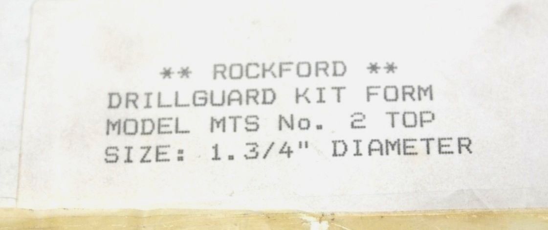 NIB ROCKFORD DZS003 DRILL SHIELD 2 TIER UP PIVOT MTS 1-3/4" BORE DZS-003