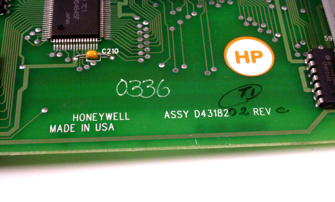 HONEYWELL D4318202 REV. E CONTROL BOARD D50921 REV. B