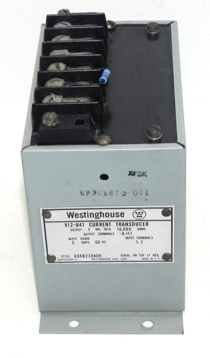 WESTINGHOUSE VI2-841 CURRENT TRANSDUCER VI2841 STYLE 606B230A09