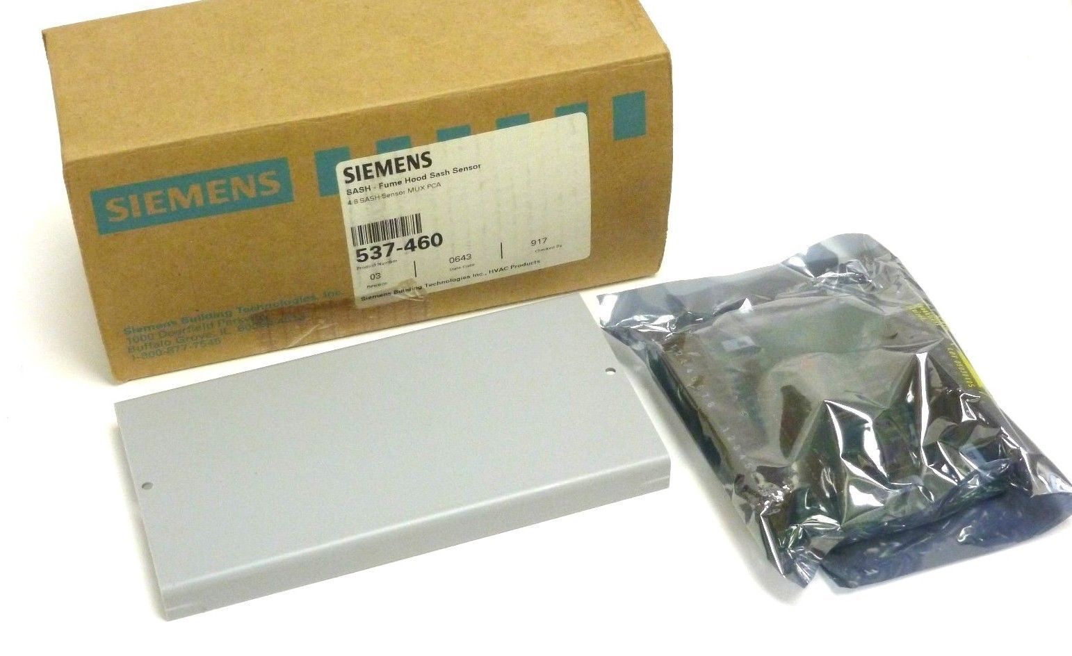 SIEMENS 537-460 4:8 FUME HOOD SASH SENSOR MUX PCA REV. 03 537460 NIB