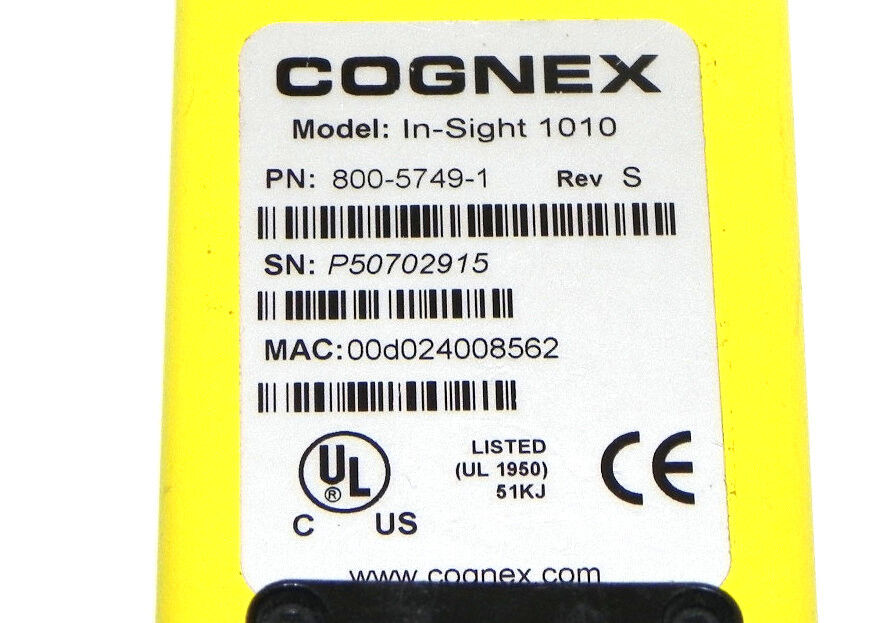 COGNEX 800-5715-1 IN-SIGHT DIGITAL CCD 80057151 REV. S (NO LENS)